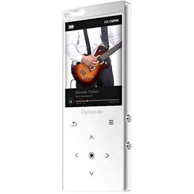Samvix - Dynamite Kosher MP3 Player 8GB w/ Bluetooth, Touch, Voice Recorder -White Samvix - Dynamite Kosher MP3 Player 8GB w/ Bluetooth, Touch, Voice Recorder -White