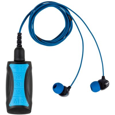 H2O Audio - Stream 3 PRO Waterproof MP3 Player, Bluetooth & Surge+ Normal Cord Headphones - Black/Blue H2O Audio - Stream 3 PRO Waterproof MP3 Player, Bluetooth & Surge+ Normal Cord Headphones - Black/Blue