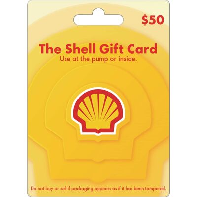 Shell Oil - $50 Gift Card Shell Oil - $50 Gift Card