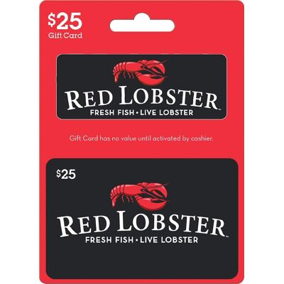 Red Lobster - $25 Gift Card Red Lobster - $25 Gift Card