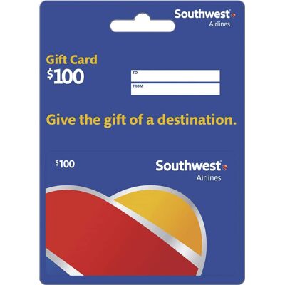 Southwest - $100 Gift Card Southwest - $100 Gift Card