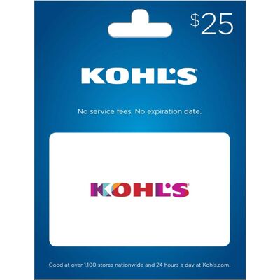 Kohl's - $25 Gift Card Kohl's - $25 Gift Card