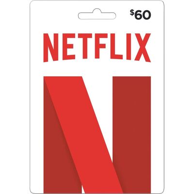 Netflix - $60 Gift Card Netflix - $60 Gift Card