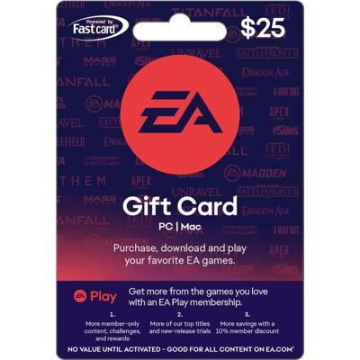 Electronic Arts - EA $25 Gift Card Electronic Arts - EA $25 Gift Card