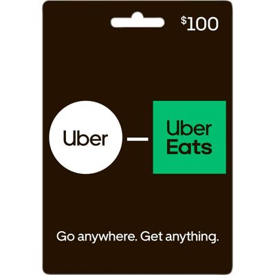 Uber - $100 Gift Card Uber - $100 Gift Card
