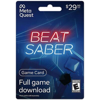 Meta - Quest Beat Saber $29.99 Gift Card Meta - Quest Beat Saber $29.99 Gift Card