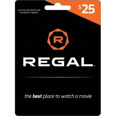 Regal - $25 Gift Card Regal - $25 Gift Card