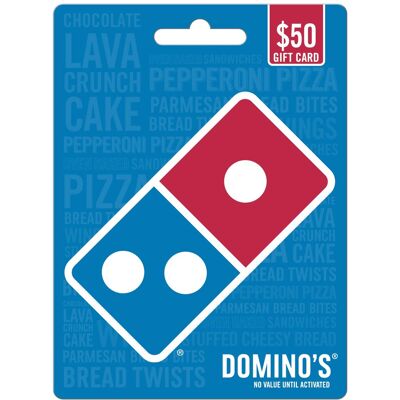 Domino's - $50 Gift Card Domino's - $50 Gift Card