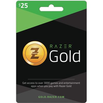 Razer Gold - $25 Gift Card Razer Gold - $25 Gift Card