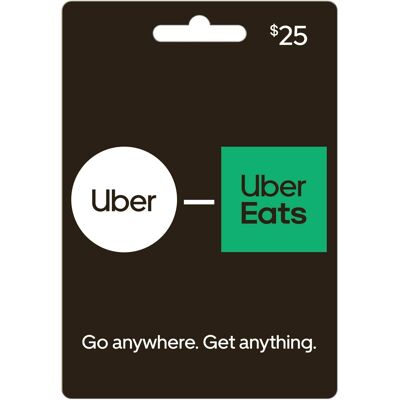 Uber - $25 Gift Card Uber - $25 Gift Card