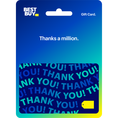 Best Buy® - $50 Thank You Wavy Gift Card Best Buy® - $50 Thank You Wavy Gift Card