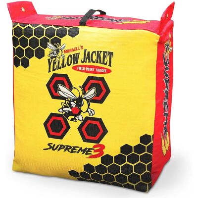 Morrell Targets - Morrell Jacket Supreme 3 28 Pound Adult Field Point Archery Bag Target - Yellow Morrell Targets - Morrell Jacket Supreme 3 28 Pound Adult Field Point Archery Bag Target - Yellow