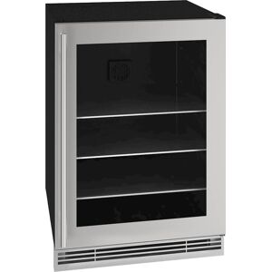 U-Line - 1 Class 194-Can Beverage Cooler - Stainless Steel U-Line - 1 Class 194-Can Beverage Cooler - Stainless Steel