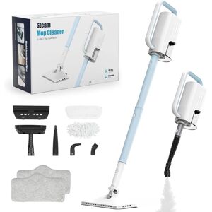 Teendow - 6-in-1 Steam Mop for Floor Cleaning, Multi-Function Steam Vacuum Cleaner for Hardwood Floors and Carpet - Blue Teendow - 6-in-1 Steam Mop for Floor Cleaning, Multi-Function Steam Vacuum Cleaner for Hardwood Floors and Carpet - Blue