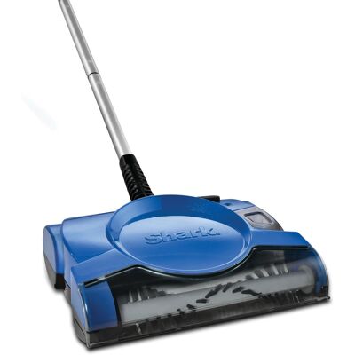 Shark - 10in Rechargeable Floor Sweeper - Blue Shark - 10in Rechargeable Floor Sweeper - Blue
