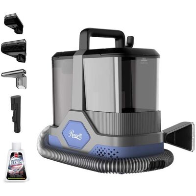 Rosewill - Portable Carpet Cleaner, 74.4 oz Tank, 17 KPa Suction, 600W Motor, 4 Tools for Pets, Car, Couch, Stairs Rosewill - Portable Carpet Cleaner, 74.4 oz Tank, 17 KPa Suction, 600W Motor, 4 Tools for Pets, Car, Couch, Stairs