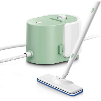 Newbealer - Powerful Steam Cleaner with 20 Attachments,1500ML Large Tank,No-Chemical Cleaning for Floors,Cars,Tiles,Kitchen,Bathroom - Green Newbealer - Powerful Steam Cleaner with 20 Attachments,1500ML Large Tank,No-Chemical Cleaning for Floors,Cars,Tiles,Kitchen,Bathroom - Green