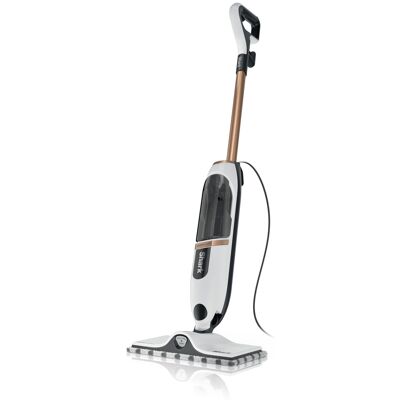 Shark - SteamSpot Steam Mop with Steam Blaster - White & Poly Copper Shark - SteamSpot Steam Mop with Steam Blaster - White & Poly Copper