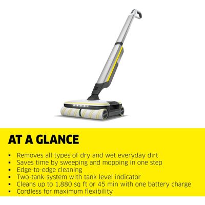 Karcher - FC 7 Electric Mop Hard Floor Cleaner - Great for cleaning Wood, Laminate, Tile, Stone Karcher - FC 7 Electric Mop Hard Floor Cleaner - Great for cleaning Wood, Laminate, Tile, Stone