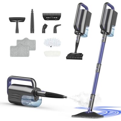 Teendow - 6 in 1 Steam Mop with Upgraded Aluminum Pole, Fast-Heating Powerful Steam Cleaner for Hardwood, Tile & Sealed Floors - Purple Teendow - 6 in 1 Steam Mop with Upgraded Aluminum Pole, Fast-Heating Powerful Steam Cleaner for Hardwood, Tile & Sealed Floors - Purple