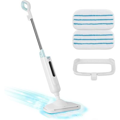 Sweet - Steam Mop for Floor Cleaning, Lightweight Floor Steamer with 2 Washable Pads - White Green Sweet - Steam Mop for Floor Cleaning, Lightweight Floor Steamer with 2 Washable Pads - White Green