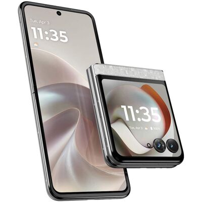 Motorola - razr 2026 256GB (Unlocked) - PANTONE Bright White Motorola - razr 2026 256GB (Unlocked) - PANTONE Bright White