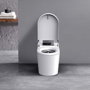 Boyel Living - Standard Version Smart Toilet Multi Mode Cleaning Heated Seat Auto Lid Sensor Flush Premium Full Function Design - White Boyel Living - Standard Version Smart Toilet Multi Mode Cleaning Heated Seat Auto Lid Sensor Flush Premium Full Function Design - White