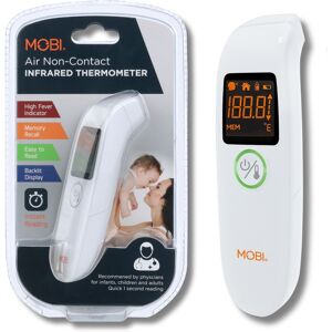MOBI - Air Non-Contact Forehead Thermometer with Integrated Distance Sensor - White MOBI - Air Non-Contact Forehead Thermometer with Integrated Distance Sensor - White