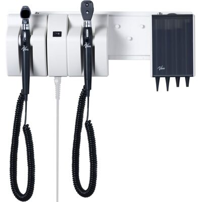 Viva Comfort - Comprehensive Diagnostic Wall System with LED Ophthalmoscope, Otoscope, and Ear Specula Dispenser - White Viva Comfort - Comprehensive Diagnostic Wall System with LED Ophthalmoscope, Otoscope, and Ear Specula Dispenser - White