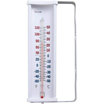Taylor - Tube Thermometer Plastic White 8.66 in. Taylor - Tube Thermometer Plastic White 8.66 in.
