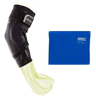 DonJoy - Performance Bionic Elbow Brace II (Extra Large) and Ice Pack (11 x 14 In) - Black DonJoy - Performance Bionic Elbow Brace II (Extra Large) and Ice Pack (11 x 14 In) - Black