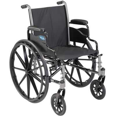 Invacare - Tracer SX5 Folding Wheelchair for Adults, 20” Seat, Desk Arms, Everyday Use - Black Invacare - Tracer SX5 Folding Wheelchair for Adults, 20” Seat, Desk Arms, Everyday Use - Black