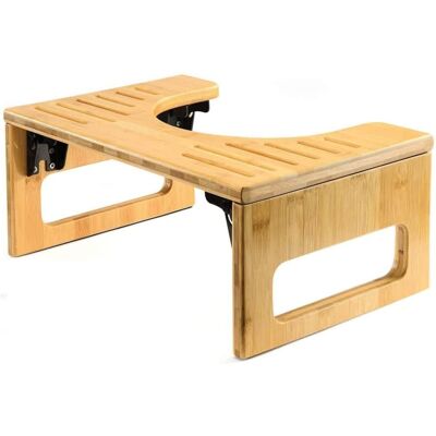 Medical King - Toilet Stool, Potty Stool, Toilet Foot Stool Waterproof and Non Slip Bamboo Toilet Stool Toilet Ottoman - Beige Medical King - Toilet Stool, Potty Stool, Toilet Foot Stool Waterproof and Non Slip Bamboo Toilet Stool Toilet Ottoman - Beige