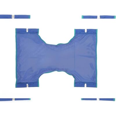 Invacare - Standard Sling for Patient Lift (9046), Mesh Fabric, One-Size - Blue Invacare - Standard Sling for Patient Lift (9046), Mesh Fabric, One-Size - Blue