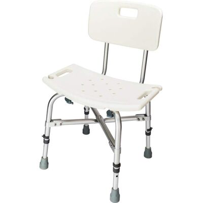 Winado - Heavy Duty Shower Chair Bathtub Chair with Back Support, Shower Head Holder, 6-Level Adjustable for Elderly and Disabled - White Winado - Heavy Duty Shower Chair Bathtub Chair with Back Support, Shower Head Holder, 6-Level Adjustable for Elderly and Disabled - White