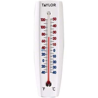Taylor - Tube Thermometer Plastic White 7.68 in. - Case of 6 Taylor - Tube Thermometer Plastic White 7.68 in. - Case of 6