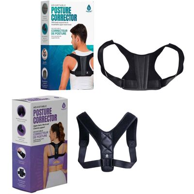Pursonic - Posture Corrector Duo: Him and Her - Black Pursonic - Posture Corrector Duo: Him and Her - Black