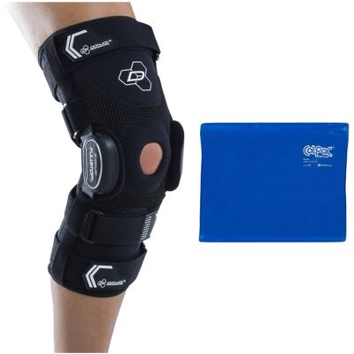 DonJoy - Performance BIONIC FULLSTOP Knee Brace ( Extra Large) and Ice Pack - Black DonJoy - Performance BIONIC FULLSTOP Knee Brace ( Extra Large) and Ice Pack - Black
