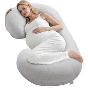 VEVOR - Pregnancy Pillow, C-Shaped Full Body Maternity Pillow for Sleeping, Ultra-Soft and Breathable Pregnant Support Pillows - Gray VEVOR - Pregnancy Pillow, C-Shaped Full Body Maternity Pillow for Sleeping, Ultra-Soft and Breathable Pregnant Support Pillows - Gray