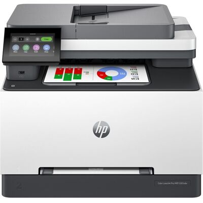 HP - LaserJet Pro MFP 3301sdw Wireless AI-Enabled Color All-in-One Laser Printer - White HP - LaserJet Pro MFP 3301sdw Wireless AI-Enabled Color All-in-One Laser Printer - White