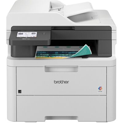 Brother - MFC-L3720CDW Wireless Digital Color All-in-One Printer with Laser Quality Output, Great for Small Offices - White Brother - MFC-L3720CDW Wireless Digital Color All-in-One Printer with Laser Quality Output, Great for Small Offices - White