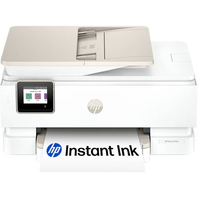 HP - Envy Photo 7975 Wireless AI-Enabled All-in-One Inkjet Printer w/ 3 Months of Instant Ink - White HP - Envy Photo 7975 Wireless AI-Enabled All-in-One Inkjet Printer w/ 3 Months of Instant Ink - White