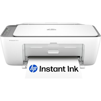 HP - DeskJet 2855e Wireless AI-Enabled All-in-One Inkjet Printer with 3 Months of Instant Ink - White HP - DeskJet 2855e Wireless AI-Enabled All-in-One Inkjet Printer with 3 Months of Instant Ink - White