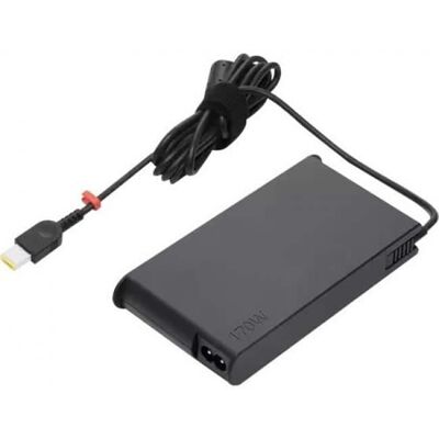 Lenovo - Legion Slim 170W AC Adapter(UL) - 170 W - 120 V AC, 230 V AC Input - Black - Black Lenovo - Legion Slim 170W AC Adapter(UL) - 170 W - 120 V AC, 230 V AC Input - Black - Black