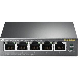 TP-Link - 5-Port 10/100/1000 Gigabit Switch - Gray TP-Link - 5-Port 10/100/1000 Gigabit Switch - Gray