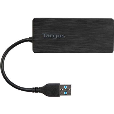 Targus - USB 3.0 4-Port Hub - Black Targus - USB 3.0 4-Port Hub - Black