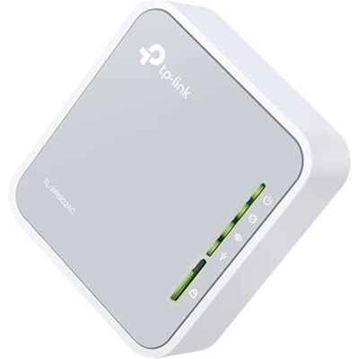 TP-Link - AC750 Dual-Band Wi-Fi Router - Silver/White TP-Link - AC750 Dual-Band Wi-Fi Router - Silver/White