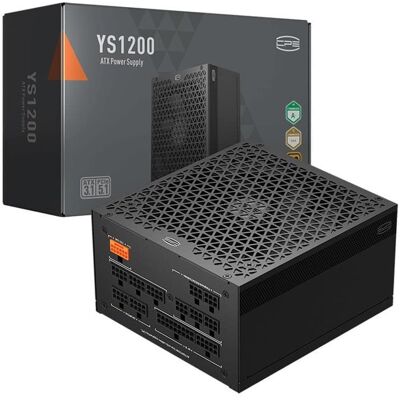 PCCOOLER - YS1200 1200W 80 Plus Gold Certified Fully Modular PCIe 5.1 & ATX 3.1 Gaming Power Supply - Black PCCOOLER - YS1200 1200W 80 Plus Gold Certified Fully Modular PCIe 5.1 & ATX 3.1 Gaming Power Supply - Black