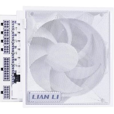 Lian-Li - Edge Gold Series 1000W Full Modular Power Supply (Fan Hub Included)-ATX 3.0, 3.1-PCIE 5.1-L-Shape Design, EG1000G.WH - White Lian-Li - Edge Gold Series 1000W Full Modular Power Supply (Fan Hub Included)-ATX 3.0, 3.1-PCIE 5.1-L-Shape Design, EG1000G.WH - White