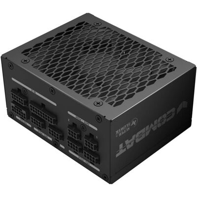 Super Flower - SFX (Small Form Factor) Combat SFX FP 1000W 80+ Platinum, Full Modular, ATX 3.1&PCIe 5.1, W/12V-2x6, SFX Power Supply - Black Super Flower - SFX (Small Form Factor) Combat SFX FP 1000W 80+ Platinum, Full Modular, ATX 3.1&PCIe 5.1, W/12V-2x6, SFX Power Supply - Black